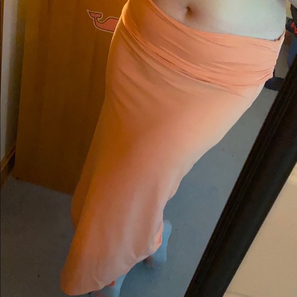 Coral maxi skirt - Picture 1 of 4